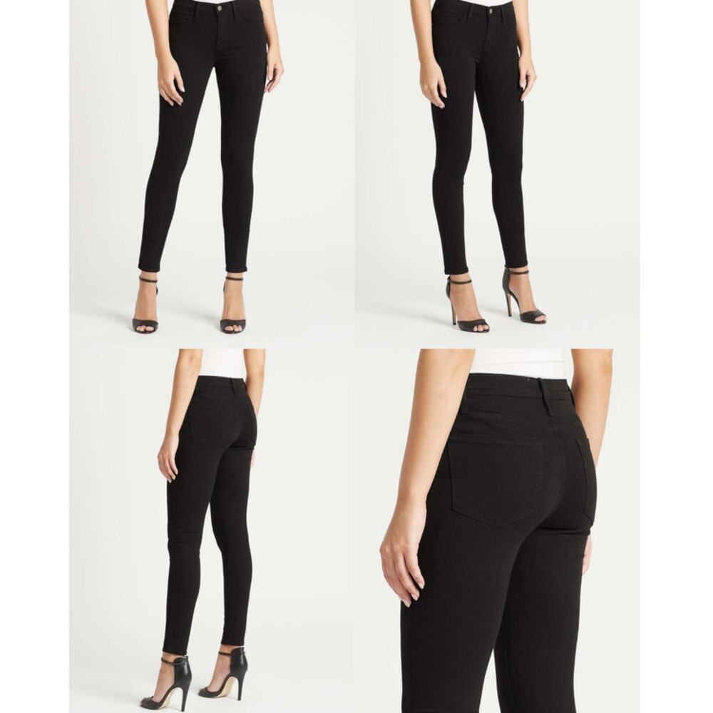 Frame Denim Le Skinny de Jeanne Film Noir